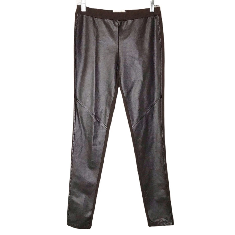 Michael Kors vegan leather leggings sz Medium